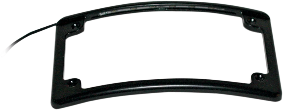Custom Dynamics LED License Plate Frame - Black LPF-RAD-B-LP - Main Product View