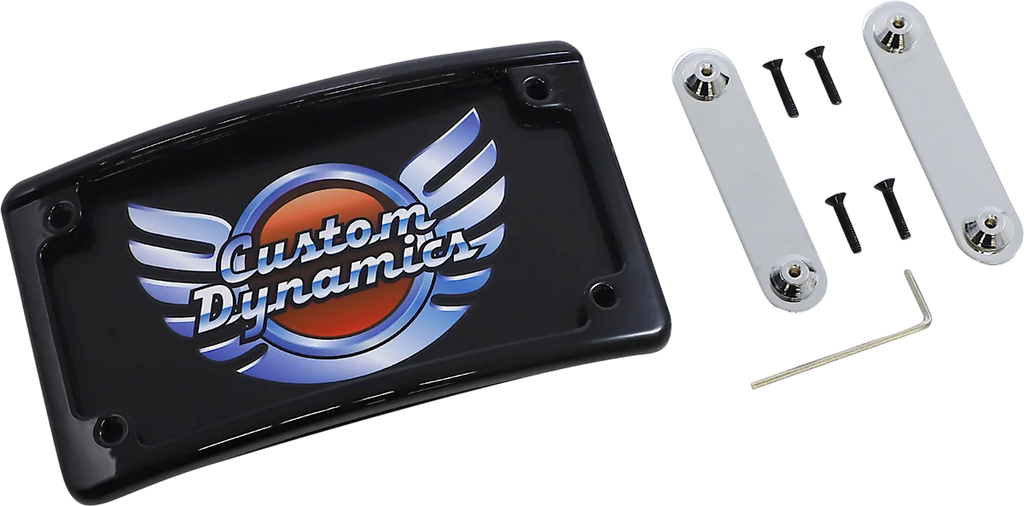 Custom Dynamics LED License Plate Frame - CVO - Black LPF-RAD-CVO-B - Main Product View