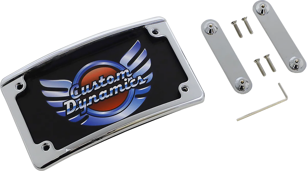 Custom Dynamics LED License Plate Frame - CVO - Chrome LPF-RAD-CVO-C - Main Product View