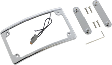 Load image into Gallery viewer, Custom Dynamics LED License Plate Frame - CVO - Chrome LPF-RAD-CVO-C - Side View