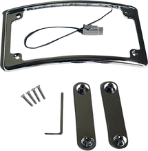 Load image into Gallery viewer, Custom Dynamics LED License Plate Frame - CVO - Chrome LPF-RAD-CVO-C - Detail View