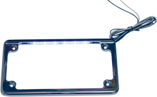 Load image into Gallery viewer, Custom Dynamics LED License Plate Frame - Chrome LPF-HRZ-C-LP - Main Product View