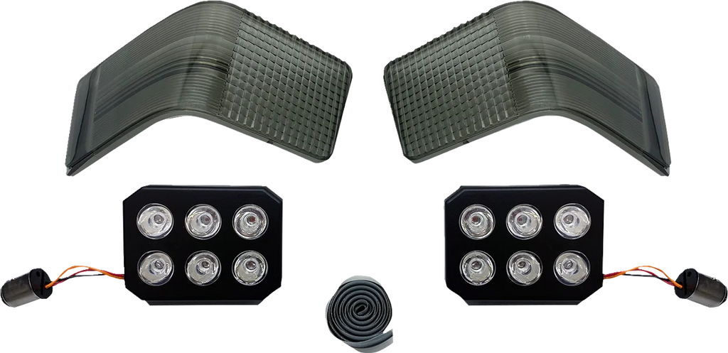 Custom Dynamics LED Light - Tour-Pak - Smoke CD-TP-13-S - Main Product View
