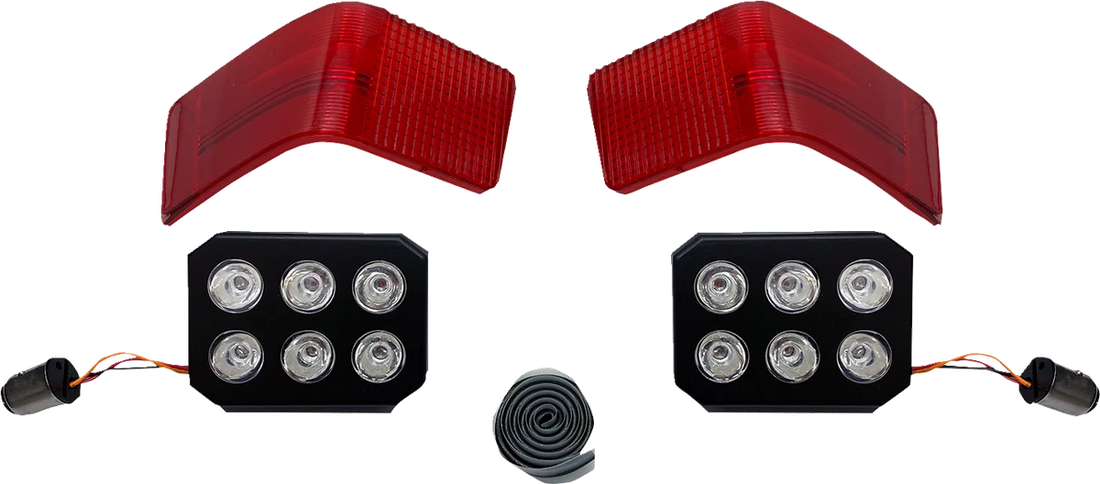 Custom Dynamics LED Light - Tour-Pak - Smoke CD-TP-13-S - Detail View