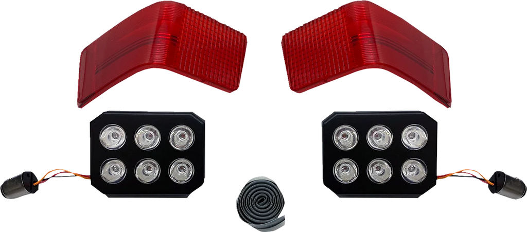 Custom Dynamics LED Light - Tour-Pak - Smoke CD-TP-13-S - Detail View