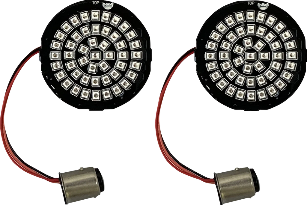 Custom Dynamics LED Rear Turn Signal Insert - Red - 1157 GEN-4-RR-1157 - Back View