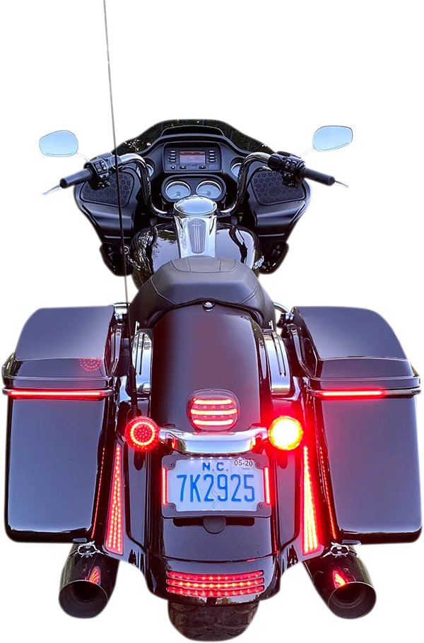 Custom Dynamics LED Rear Turn Signal Insert - Red - 1157 GEN-4-RR-1157 - Installation View