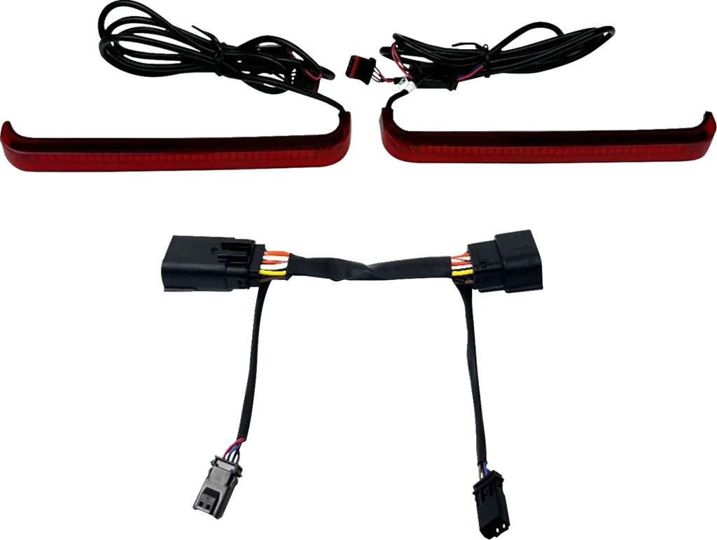 Custom Dynamics LED Saddlebag Light - Low-Profile - Red CD-LP-23-R - Main Product View