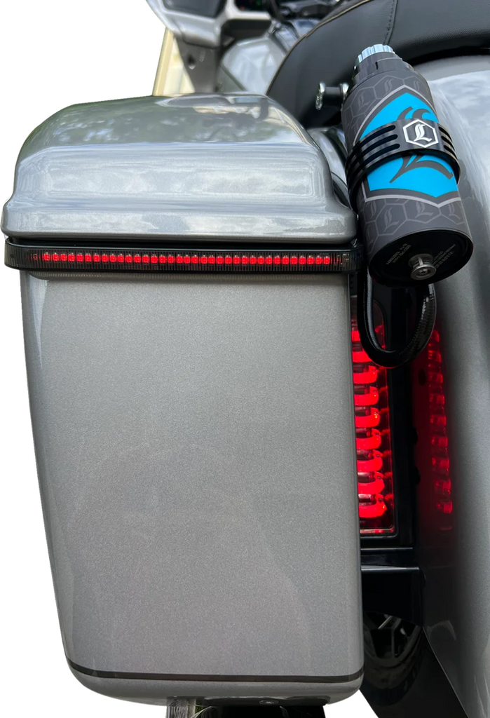 Custom Dynamics LED Saddlebag Light - Low-Profile - Smoke CD-LP-23-S - Back View