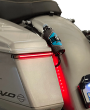 Load image into Gallery viewer, Custom Dynamics LED Saddlebag Light - Low-Profile - Smoke CD-LP-23-S - Installation View