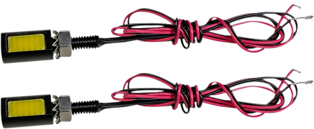 Custom Dynamics LED Tag Light - Chrome CD-TB-1-C - Side View