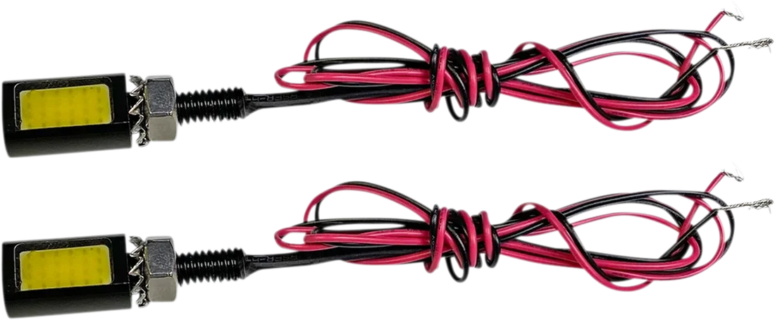 Custom Dynamics LED Tag Light - Chrome CD-TB-1-C - Side View