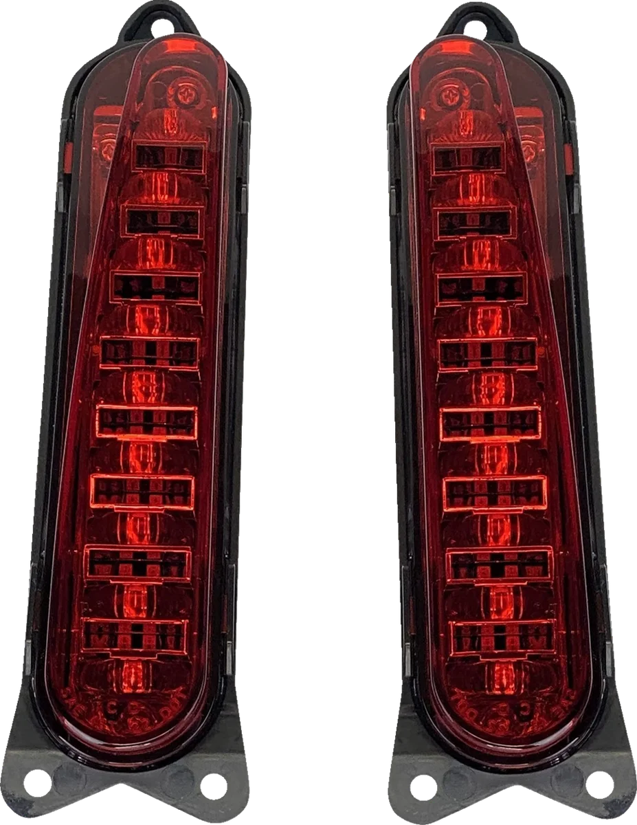 Custom Dynamics LED Taillight - Run/Brake/Turn - Smoke PB-13-CVO-S - Side View