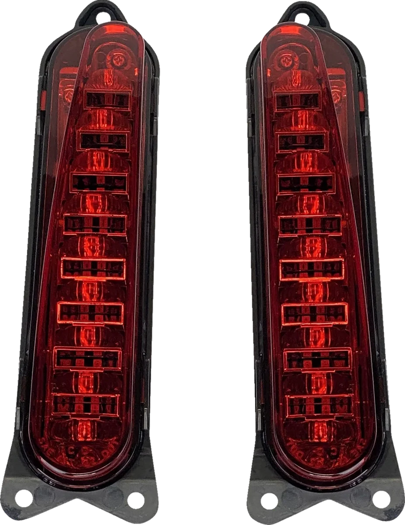 Custom Dynamics LED Taillight - Run/Brake/Turn - Smoke PB-13-CVO-S - Side View