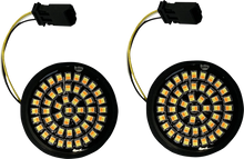Load image into Gallery viewer, Custom Dynamics LED Turn Signal Insert - Amber/White - CVO GEN-4-AW-JAE - Main Product View