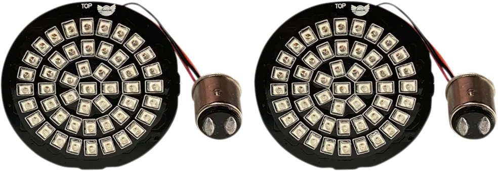 Custom Dynamics LED Turn Signal Insert - Amber/White - CVO GEN-4-AW-JAE - Side View