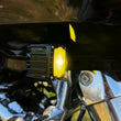 Load image into Gallery viewer, Custom Dynamics LED Turn Signals - Black -Yellow Lens - Road Glide SD-RG-FT-YB - Side View