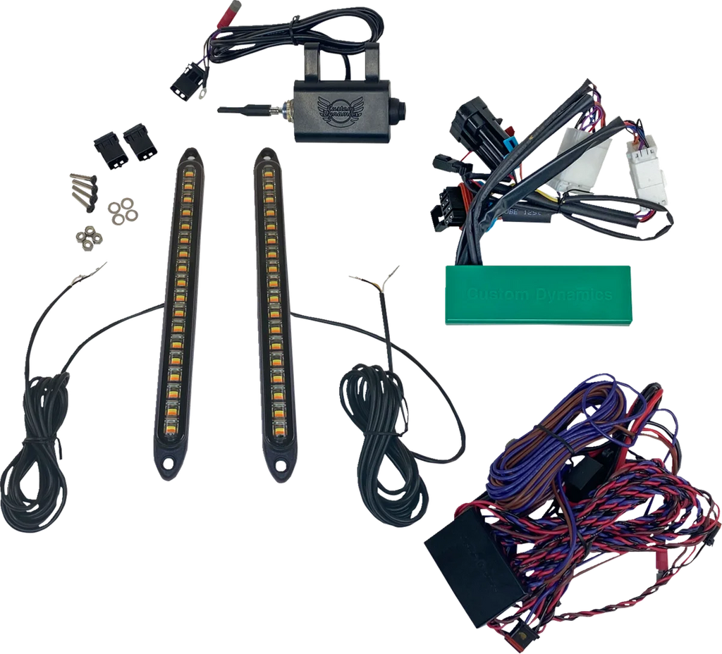 Custom Dynamics LED Turn Signals - Front/Rear - Talon CD-SXS-TA - Side View