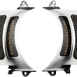 Load image into Gallery viewer, Custom Dynamics LED Vent Insert - Amber/White - Chrome w/ Stainless Mesh CD-RG-V-AW2-C - Main Product View