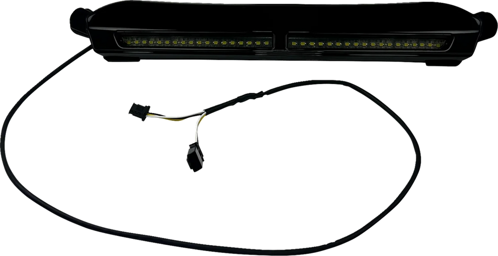 Custom Dynamics LED Windshield Trim - Gloss Black CD-RG-CV-W-B - Side View