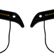 Load image into Gallery viewer, Custom Dynamics LED Windshield Trim - Gloss Black CD-LRST-WT-B - Main Product View