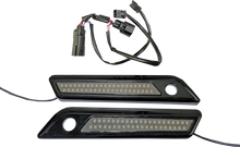 Load image into Gallery viewer, Custom Dynamics Latch Light - Saddlebag - Dual Color - Red - Chrome CD-SBL-DC-RC - Detail View