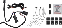 Load image into Gallery viewer, Custom Dynamics Latch Light - Saddlebag - Dual Color - Red - Chrome CD-SBL-DC4-RC - Side View