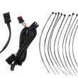 Load image into Gallery viewer, Custom Dynamics Latch Light - Saddlebag - Dual Color - Smoke - Chrome CD-SBL-DC4-SC - Side View