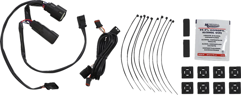 Custom Dynamics Latch Light - Saddlebag - Dual Color - Smoke - Chrome CD-SBL-DC4-SC - Side View
