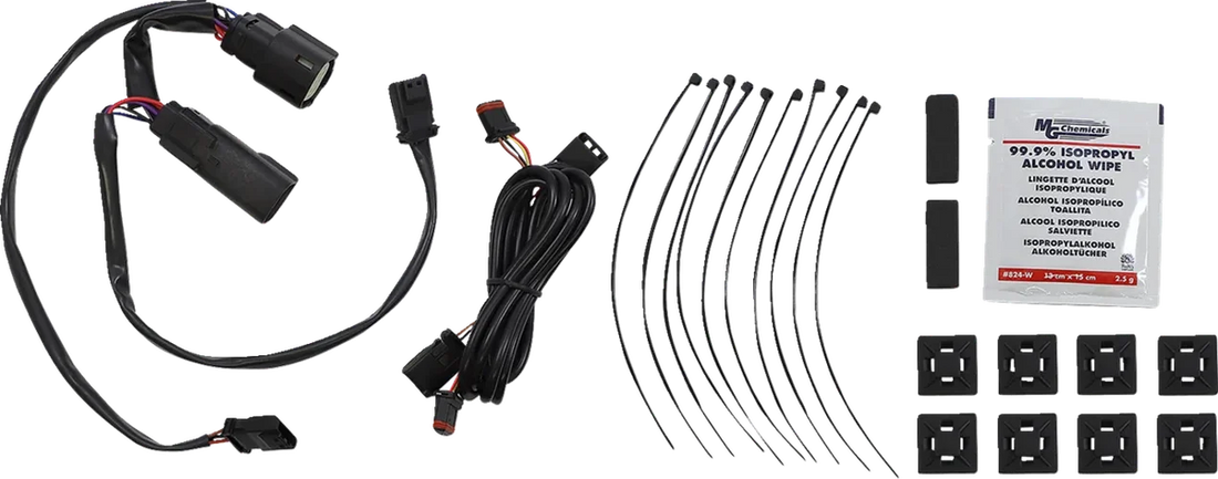 Custom Dynamics Latch Light - Saddlebag - Dual Color - Smoke - Chrome CD-SBL-DC4-SC - Side View