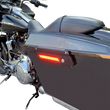 Load image into Gallery viewer, Custom Dynamics Latch Light - Saddlebag - Red - Black CD-SBL-BCM-RB - Back View