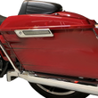 Load image into Gallery viewer, Custom Dynamics Latch Light - Saddlebag - Smoke - Chrome CD-SBL-BCM-SC - Side View