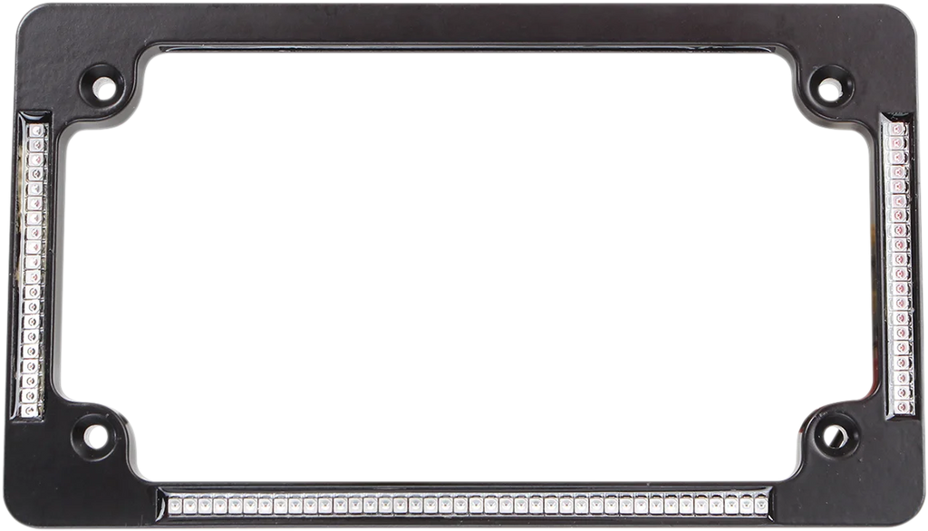 Custom Dynamics License Plate Frame - Black TF04-B - Main Product View