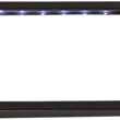Load image into Gallery viewer, Custom Dynamics License Plate Frame with LED - Flat - Black TF07-B - Main Product View