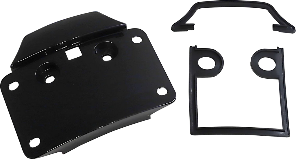 Custom Dynamics License Plate Mount - CVO - Black CD-CVO-MOUNT-B - Main Product View