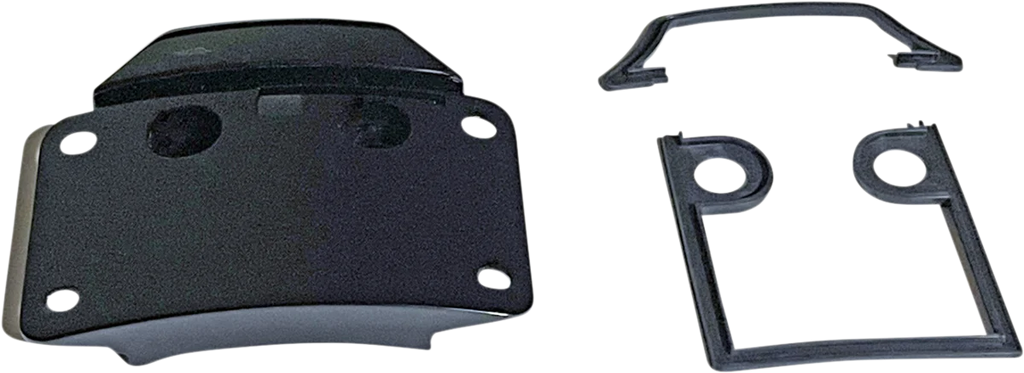 Custom Dynamics License Plate Mount - CVO - Black CD-CVO-MOUNT-B - Side View