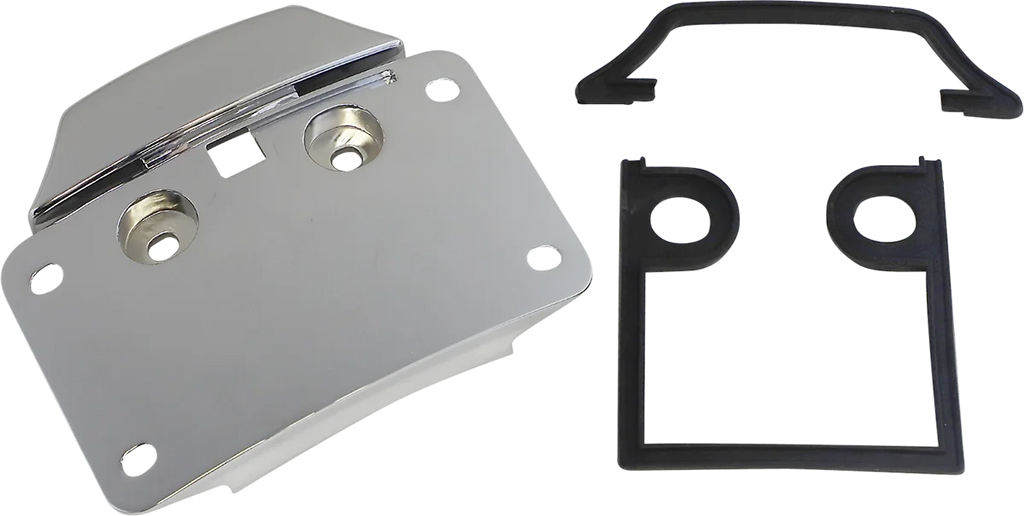 Custom Dynamics License Plate Mount - CVO - Chrome CD-CVO-MOUNT-C - Main Product View