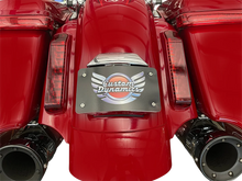 Load image into Gallery viewer, Custom Dynamics License Plate Mount - CVO - Chrome CD-CVO-MOUNT-C - Side View