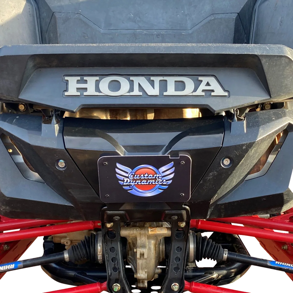 Custom Dynamics License Plate Mount - Talon CD-LPB-TALON - Side View