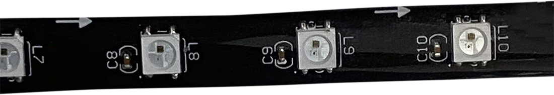 Custom Dynamics Light Strip - 15 LED PG-LED-15 - Back View