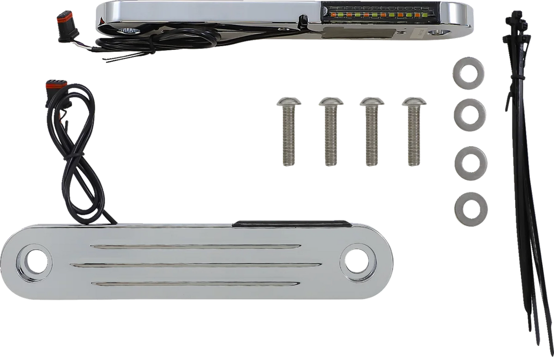 Custom Dynamics Light Strip - Chrome PB-DS2-14-C - Side View