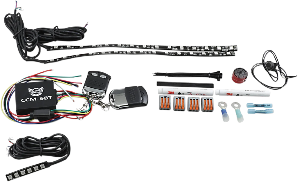 Custom Dynamics Lighted Engine Kit - Indian CD-IND-TMWK1BM - Main Product View