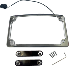 Load image into Gallery viewer, Custom Dynamics Lighted License Plate Frame - Chrome LPF-RAD-23CVO-C - Main Product View