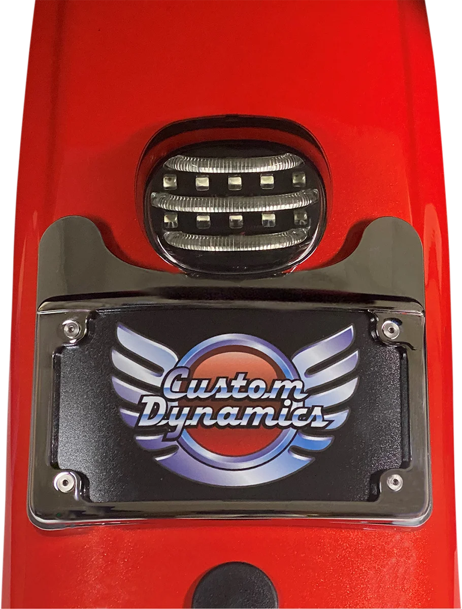 Custom Dynamics Lighted Turn Signal Eliminator Kit - Black CD-TS-ELIM-B - Side View