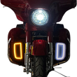 Load image into Gallery viewer, Custom Dynamics Lower Fairing Light Inserts CD-LF-AW-B - Side View