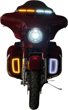 Load image into Gallery viewer, Custom Dynamics Lower Fairing Light Inserts CD-LF-AW-B - Side View