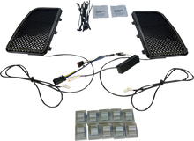 Load image into Gallery viewer, Custom Dynamics Lower Fairing Light Inserts CD-LF-AW-B - Back View