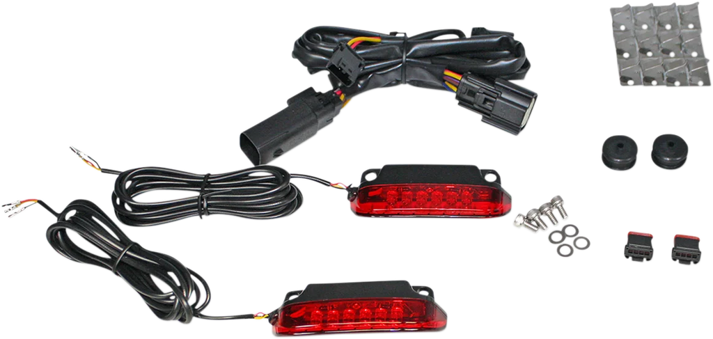 Custom Dynamics Luggage Rack Light Bar - Red CD-LR-07-R - Main Product View