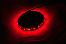 Load image into Gallery viewer, Custom Dynamics Magicflex®2 Wheel Light - Chrome/Red M215REDC - Side View