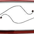 Load image into Gallery viewer, Custom Dynamics Marker Light - Saddlebag - Red - Chrome CD-SB-SIDE-RC - Main Product View